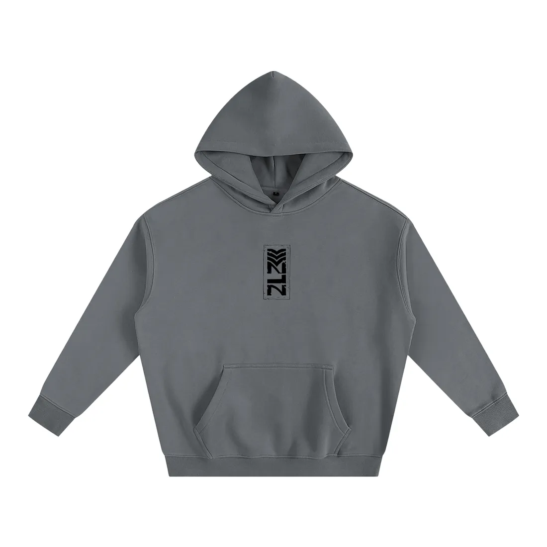Moletom Oversized com Capuz — Renegado Mascarado · Branco e Cinza — imagem 3