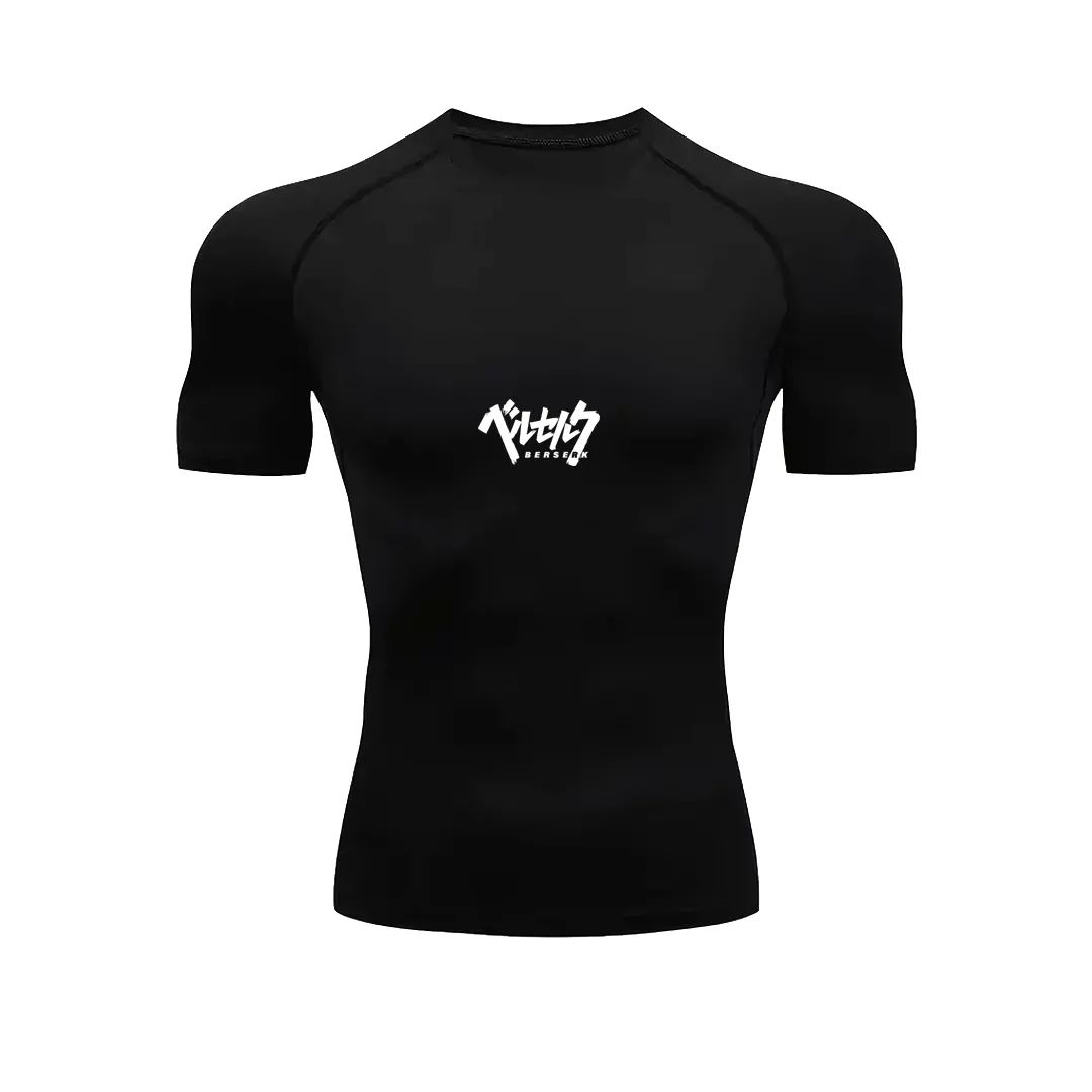 Camiseta de Compressão — Marca do Sacrifício · Preta — imagem 2
