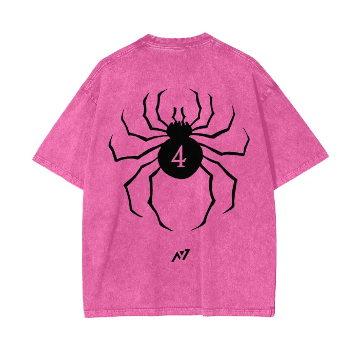 Camiseta Oversized — Bobo Fantasma · Rosa · Estonada — imagem 3