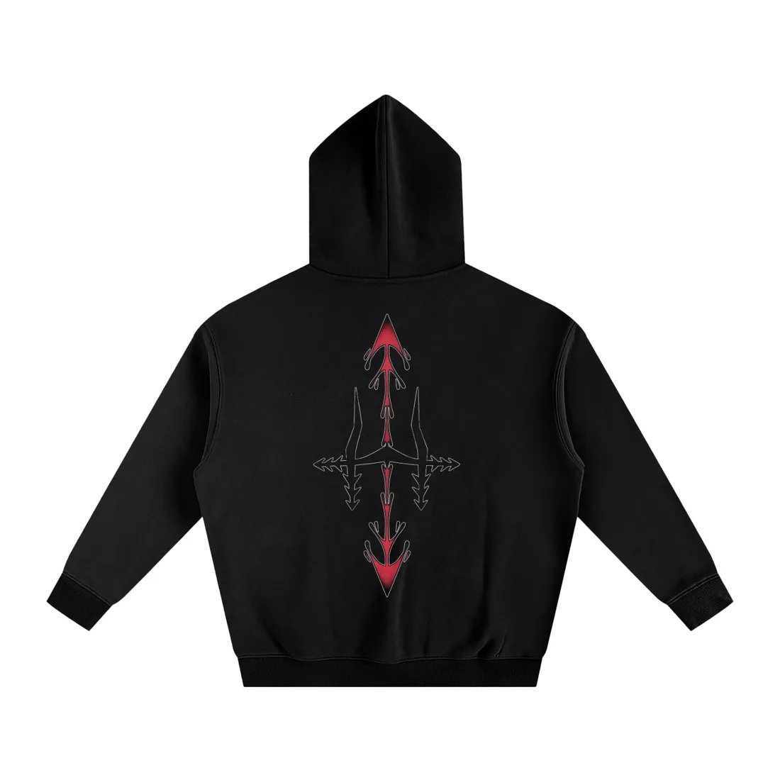 Moletom Oversized com Capuz — Ritual de Sangue — imagem 1