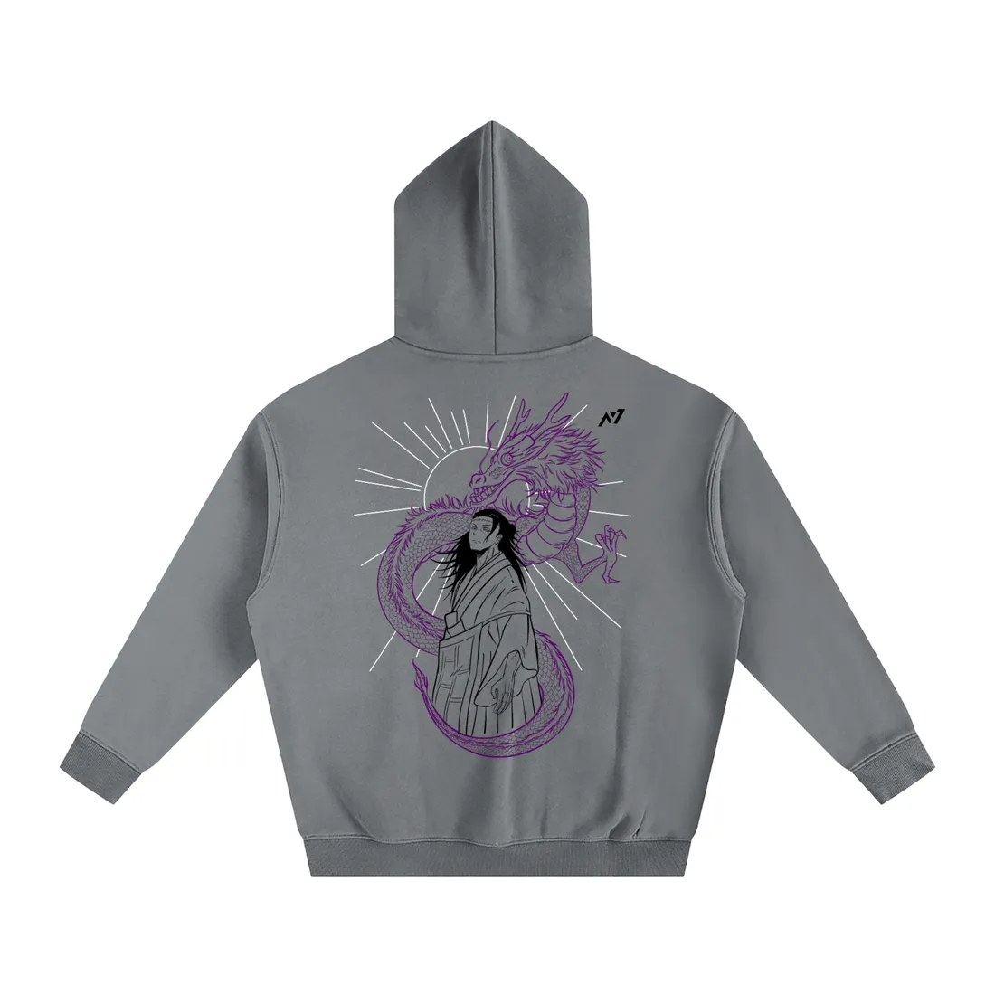 Moletom Oversized com Capuz — Devorador de Maldições — imagem 2