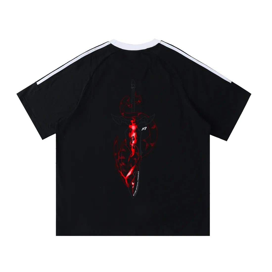 Camiseta Oversized de Gola Redonda — Lâmina Demoníaca — imagem 1