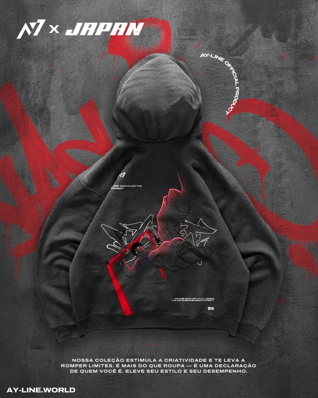 Moletom Premium — O Assassino de Feiticeiros · Grafite — imagem 5