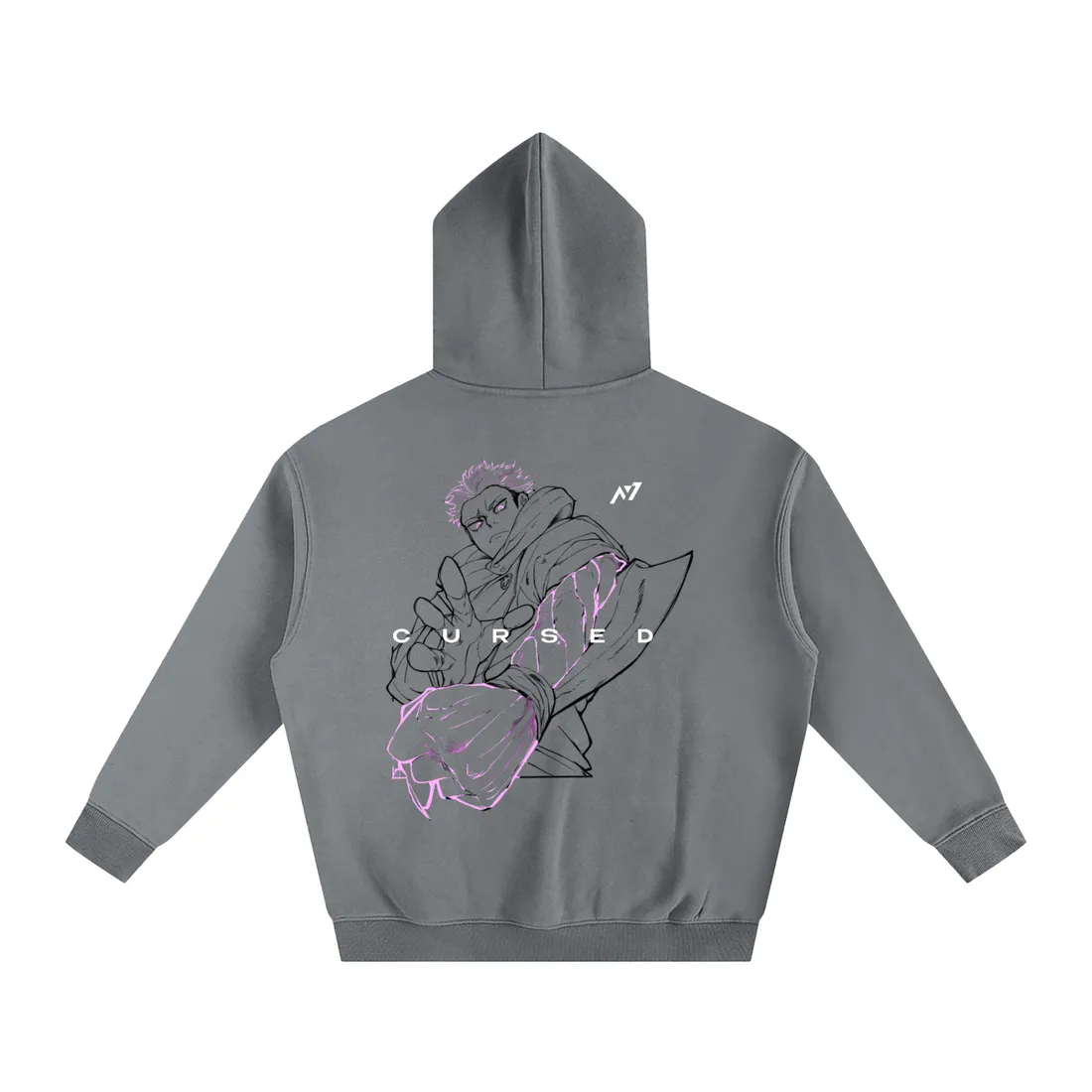 Moletom Oversized com Capuz — Amaldiçoado — imagem 4