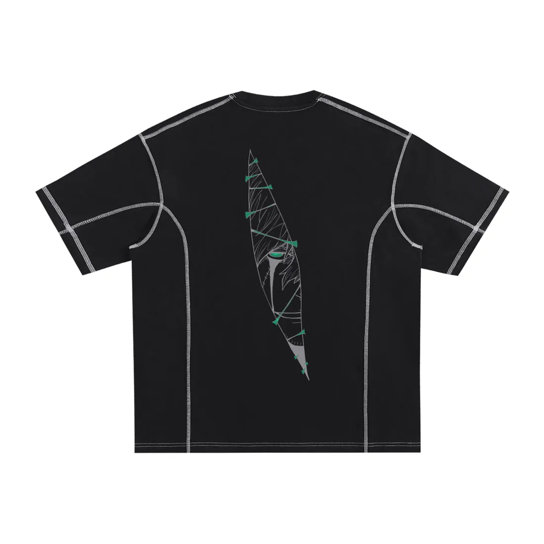 Camiseta Oversized — O Renegado · Preta