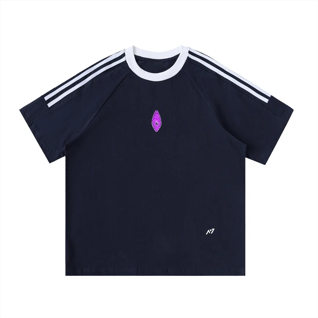Camiseta Oversized de Gola Redonda — Olho Maligno — imagem 5