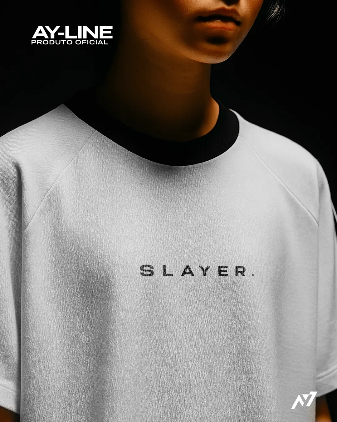 Camiseta Oversized de Gola Redonda — Presa da Borboleta — imagem 5