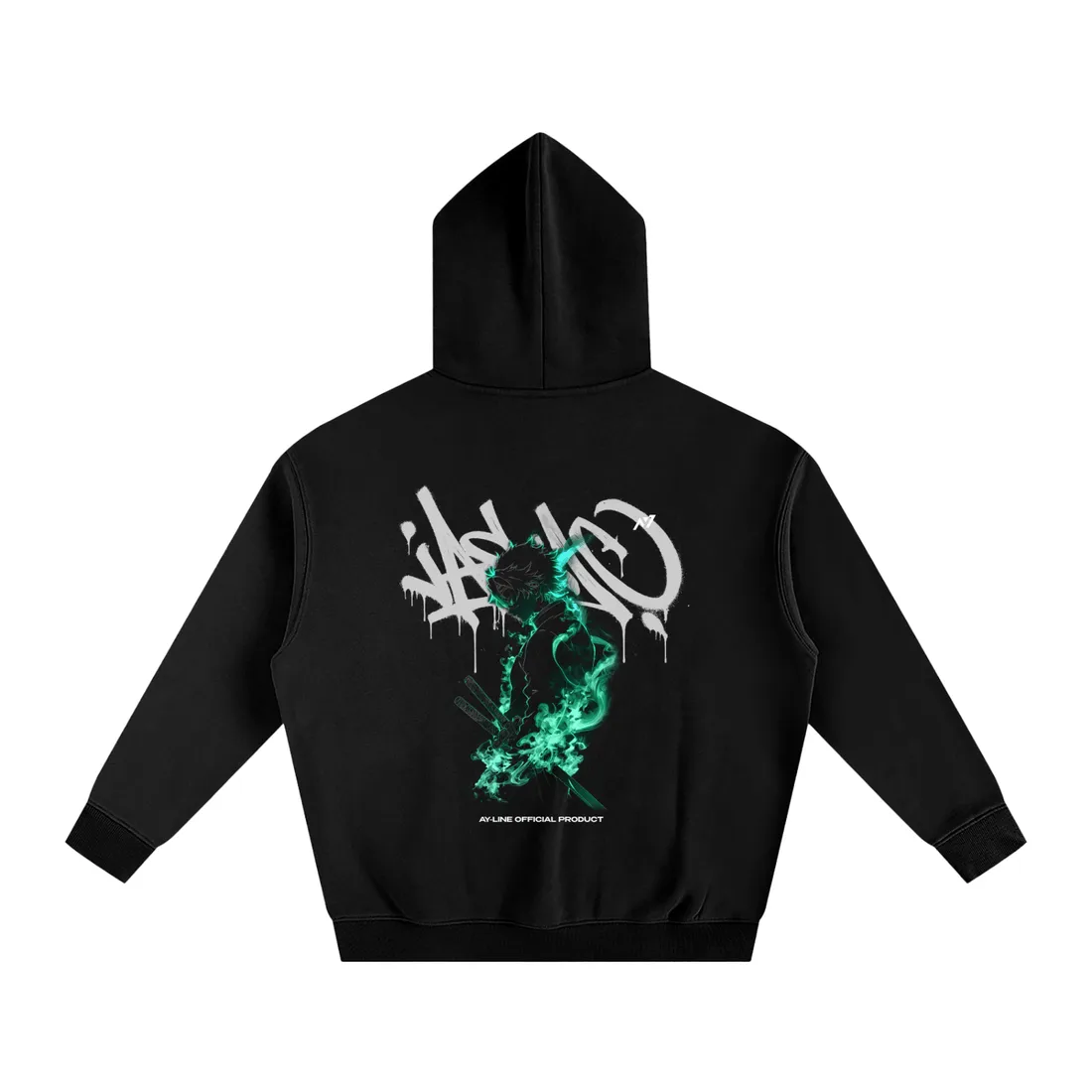 Moletom Oversized com Capuz — Respiração do Vento — imagem 1