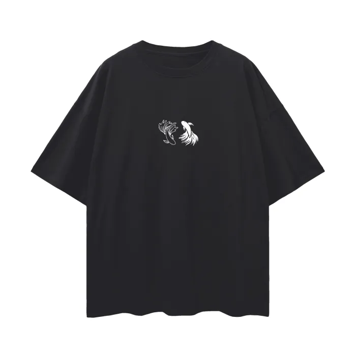 Camiseta Oversized — Alma Enegrecida · Preta — imagem 2