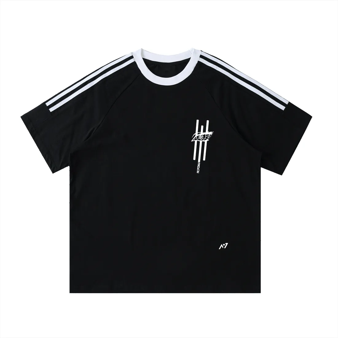 Camiseta Oversized de Gola Redonda — Terceira Lua Superior — imagem 3