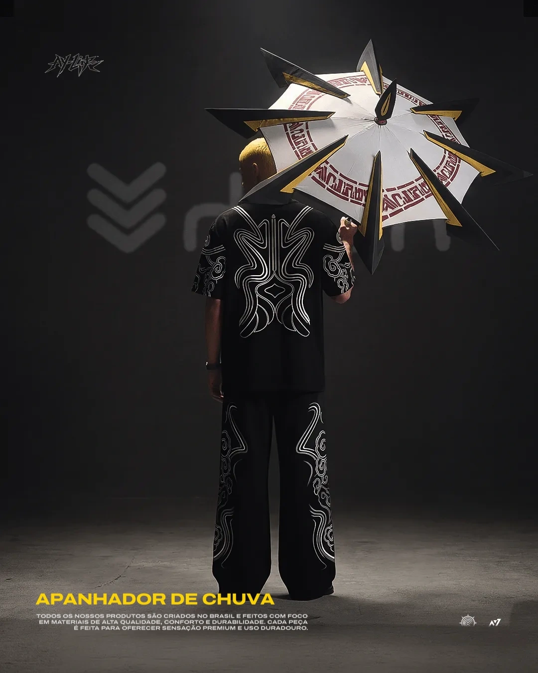 Camiseta Oversized — Caçador da Chuva — imagem 2