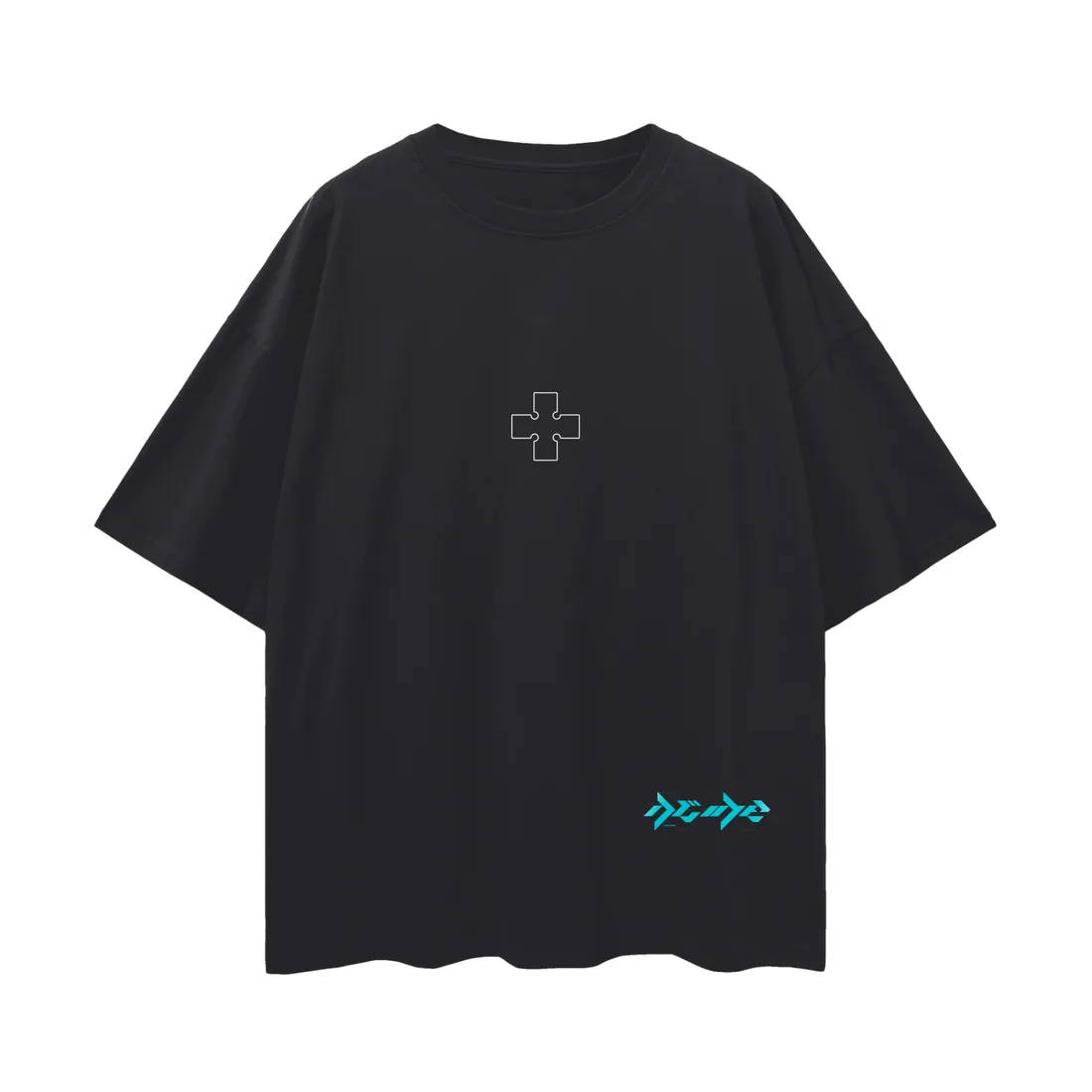 Camiseta Oversized — Graça em Chamas — imagem 2
