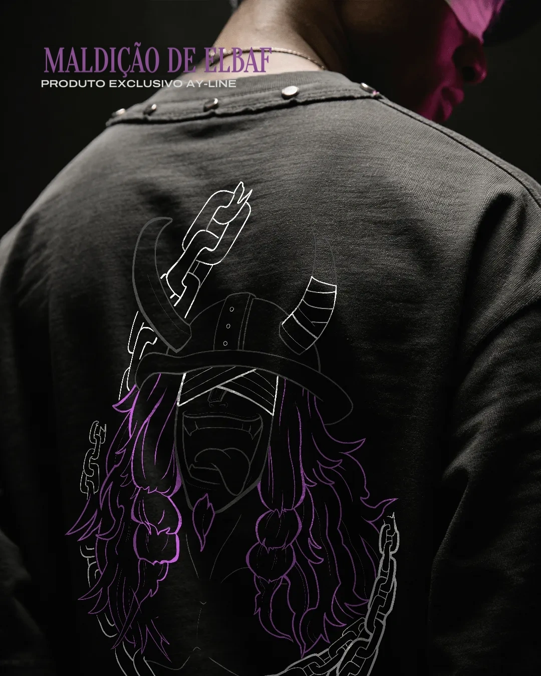 Camiseta — Maldição dos Gigantes com Tachas — imagem 3