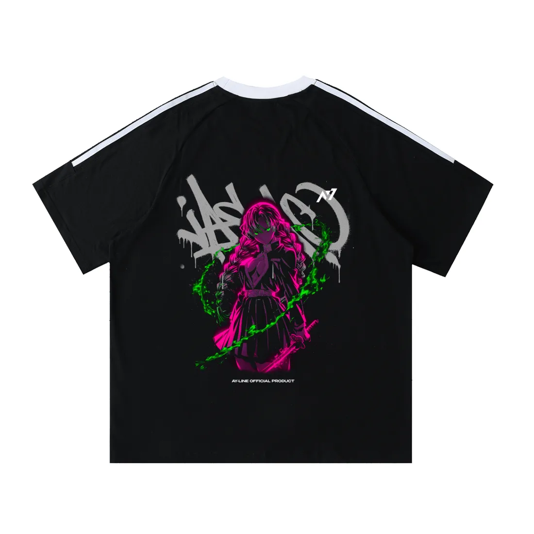 Camiseta Oversized de Gola Redonda — Hashira do Amor — imagem 6