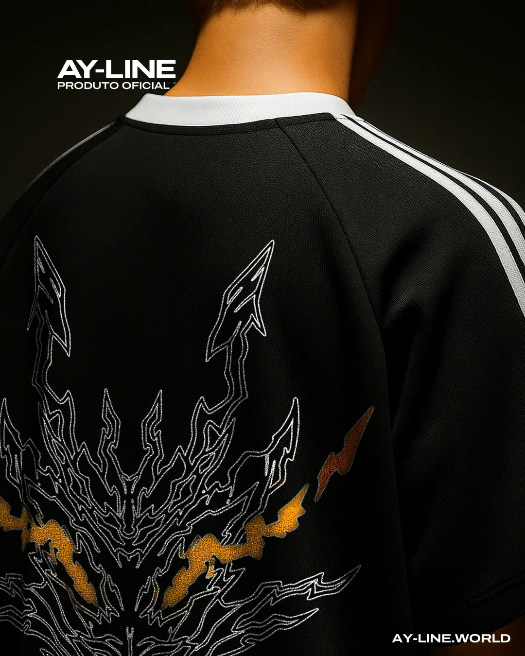 Camiseta Oversized de Gola Redonda — Estrondo do Trovão 2.0 — imagem 4