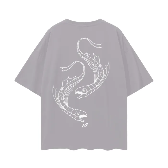 Camiseta Oversized — Carisma Sombrio: Peixe — imagem 4