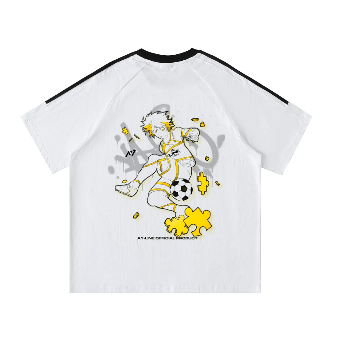 Camiseta Oversized de Gola Redonda — O Monstro — imagem 1