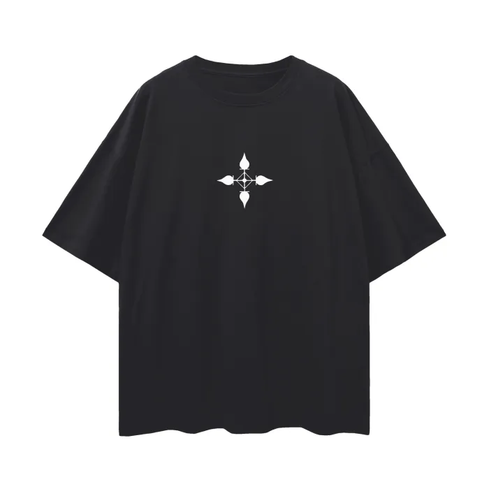 Camiseta Oversized — Carisma Sombrio: Aranha · Preta — imagem 2