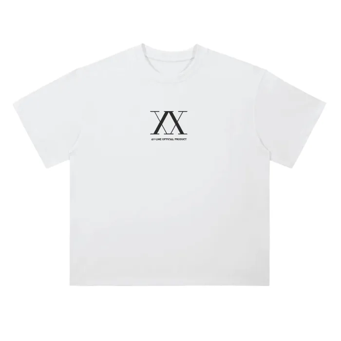 Camiseta Oversized — Caminho do Caçador · Branca · de Malha Encorpada — imagem 2