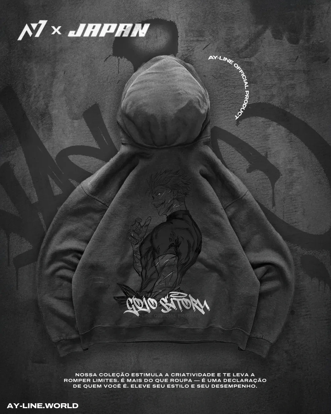 Moletom Oversized com Capuz — O Honrado — imagem 9