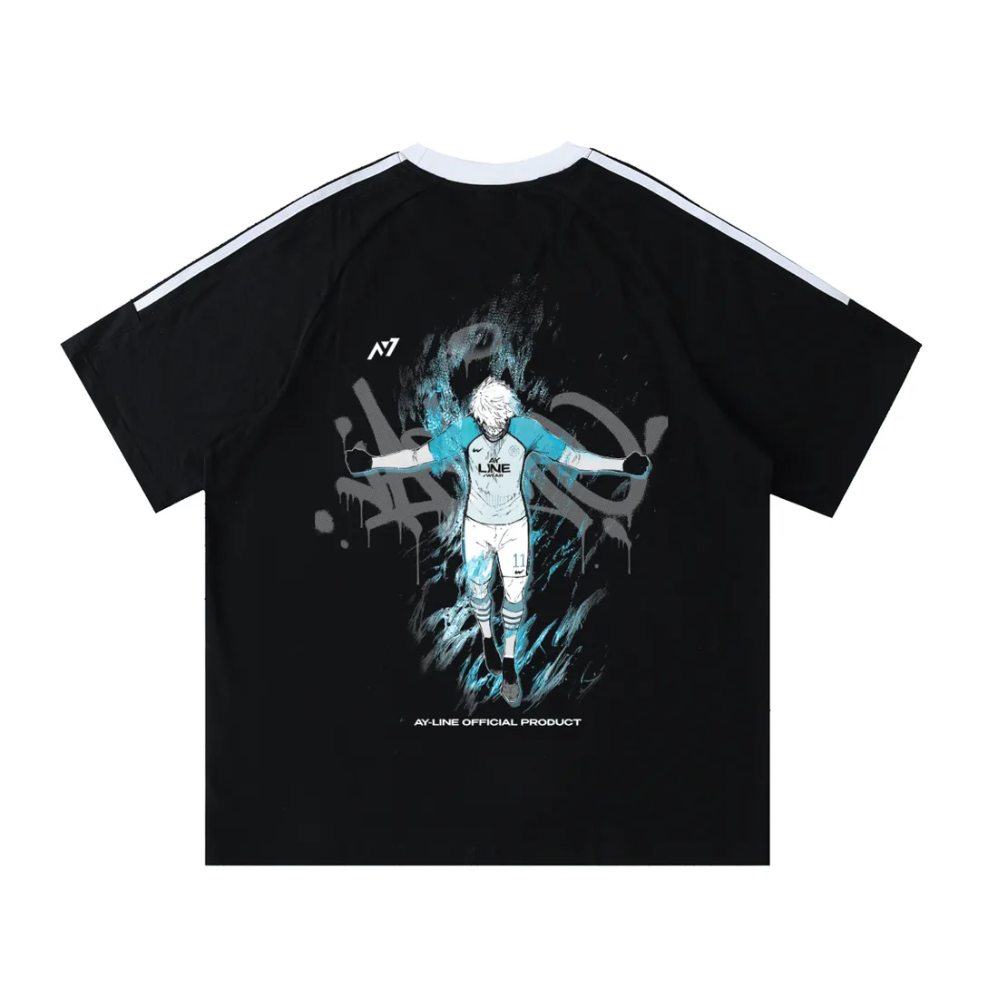 Camiseta Oversized de Gola Redonda — Talento Puro — imagem 2
