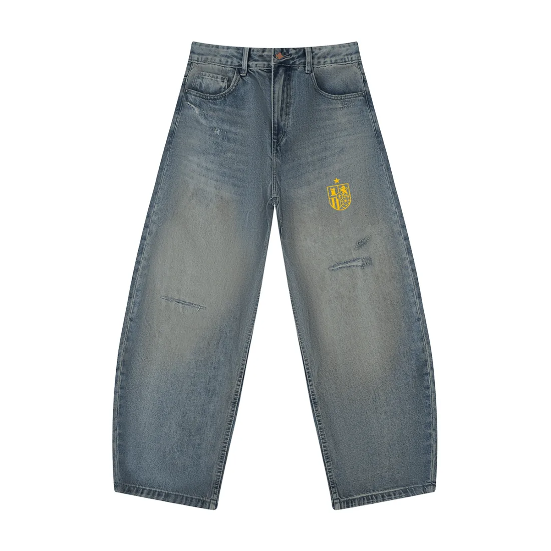 Calça Jeans de Corte Arredondado — Espanha em Chamas — imagem 3