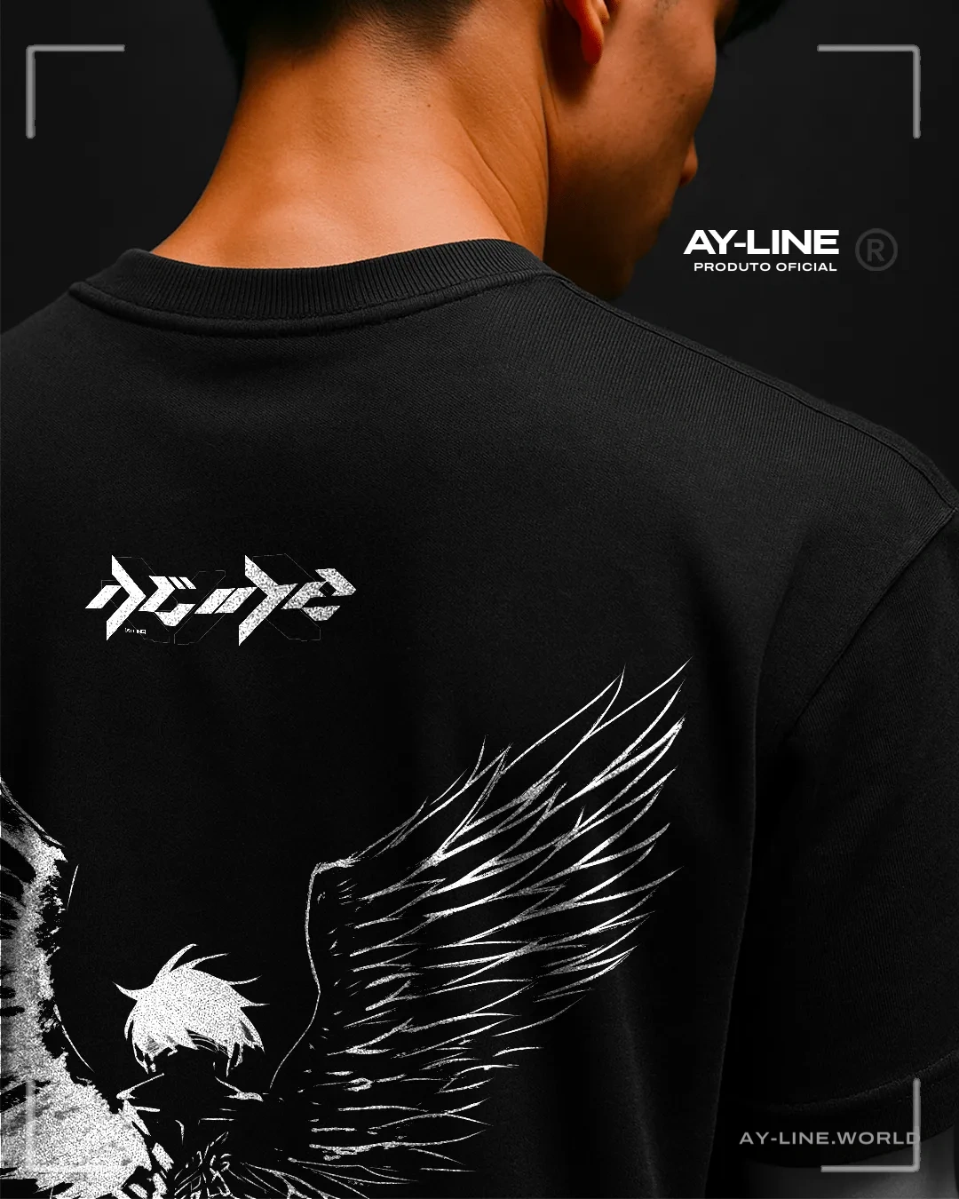 Camiseta Oversized — Asas da Destruição — imagem 3