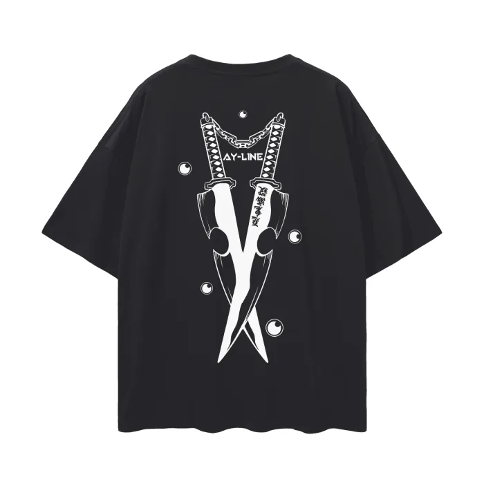 Camiseta Oversized — Sinfonia das Lâminas