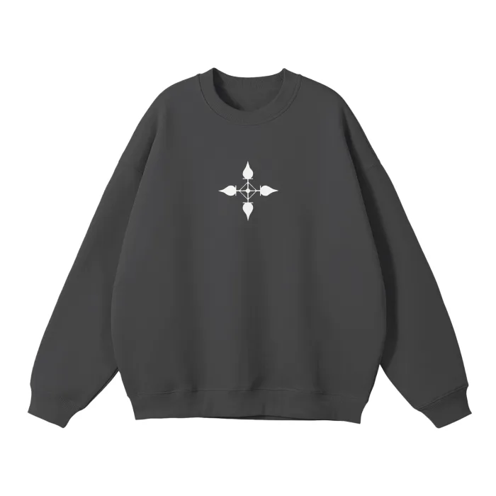 Moletom Oversized sem Capuz — Carisma Sombrio: Peixe — imagem 6