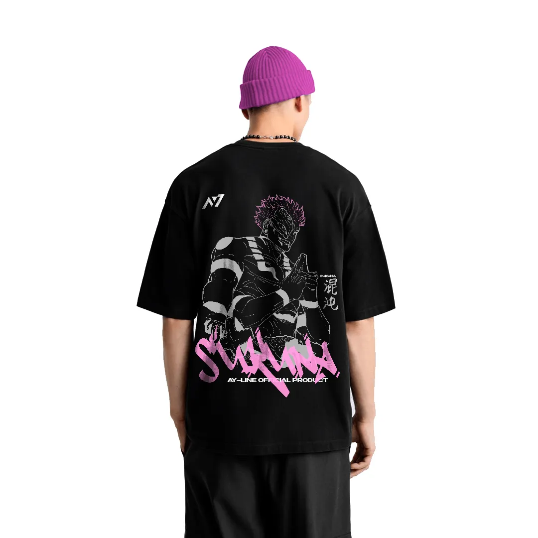 Camiseta Oversized — O Desonrado · Preta