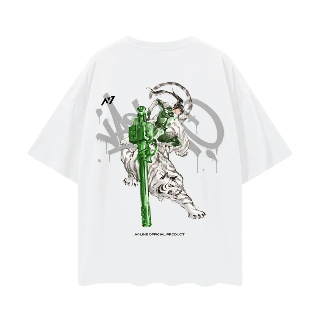 Camiseta Oversized — O Mais Forte da Força de Defesa
