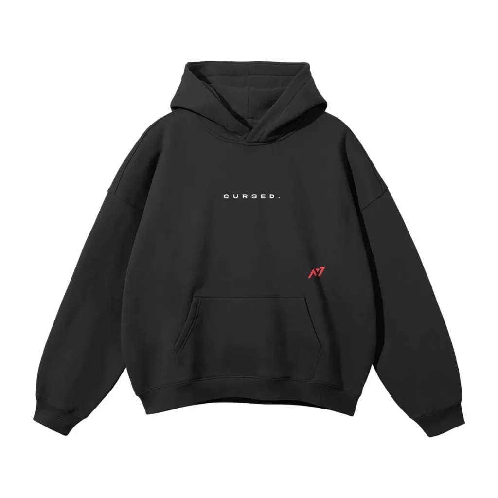 Moletom Oversized com Capuz — Flash Negro — imagem 2