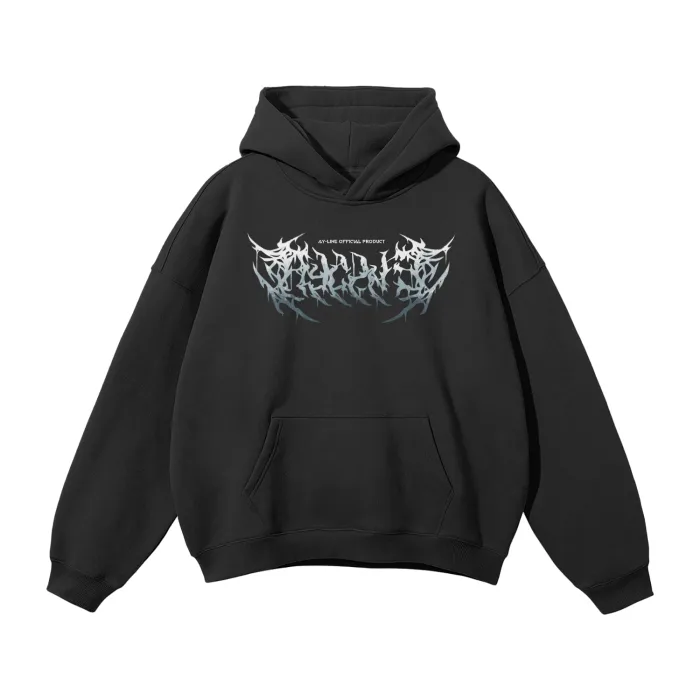 Moletom Oversized com Capuz — O Honrado · Efeito Metal — imagem 2