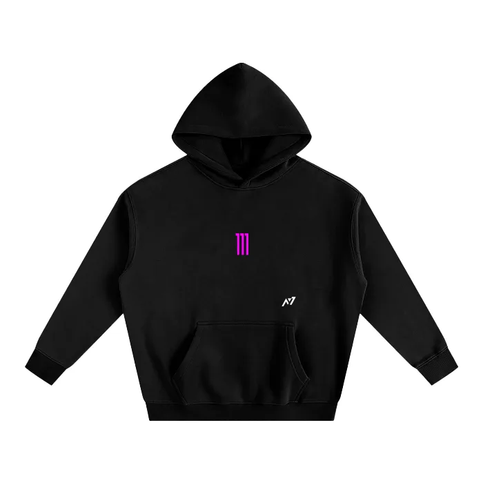 Moletom Oversized com Capuz — O Imprevisível · Preto — imagem 2