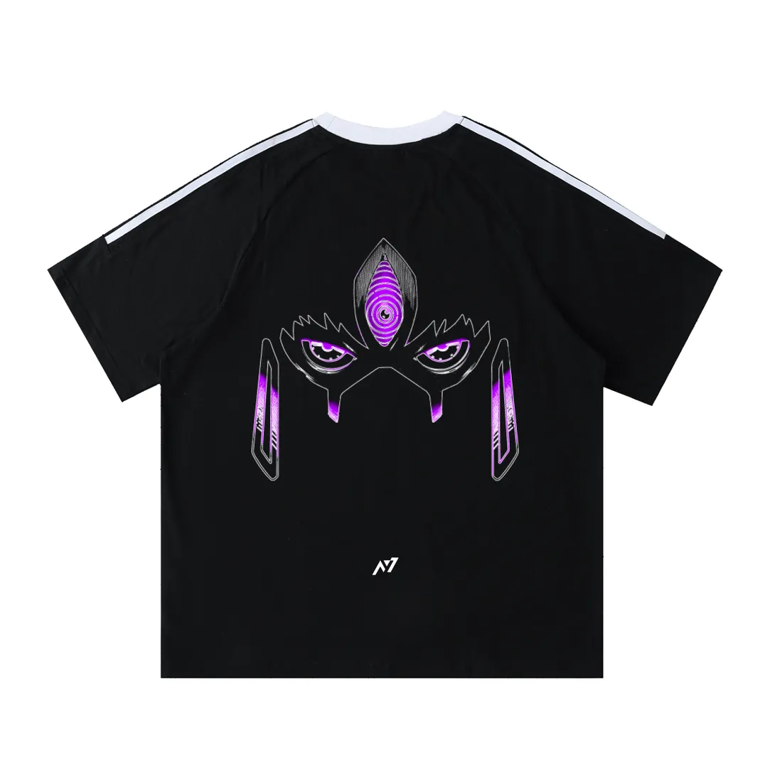 Camiseta Oversized de Gola Redonda — Olho Maligno — imagem 3