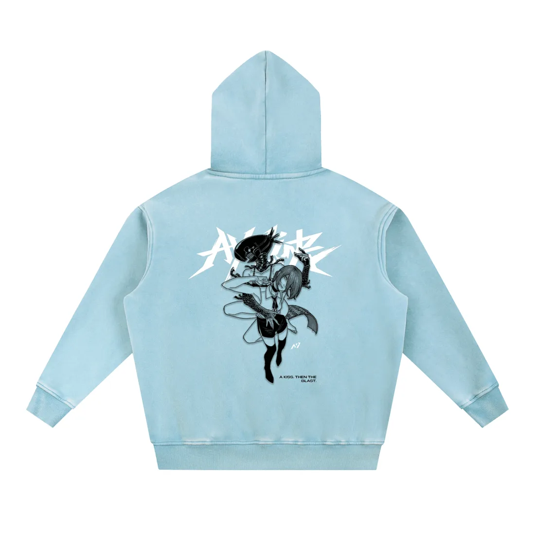 Moletom Oversized com Capuz — Contra-Ataque · Estonado — imagem 6