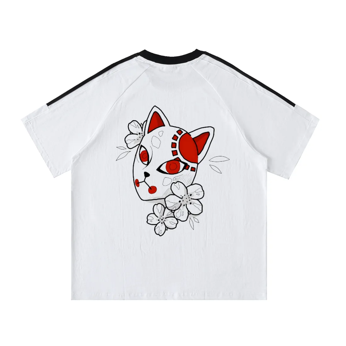 Camiseta Oversized de Gola Redonda — Caçador Mascarado — imagem 3