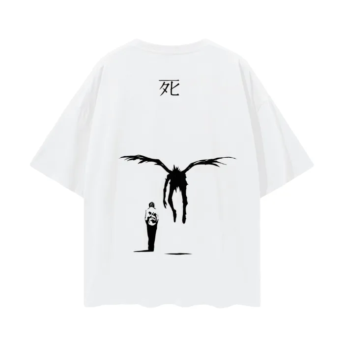 Camiseta Oversized — Gênio do Caderno · Branca