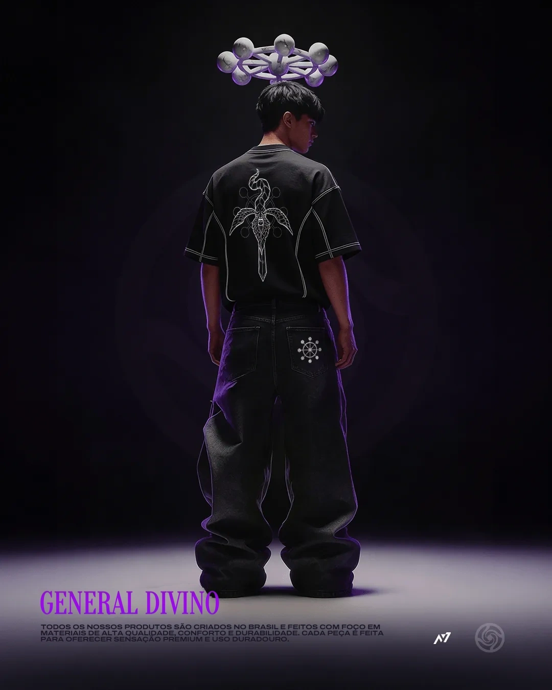 Camiseta Oversized — General Divino — imagem 3