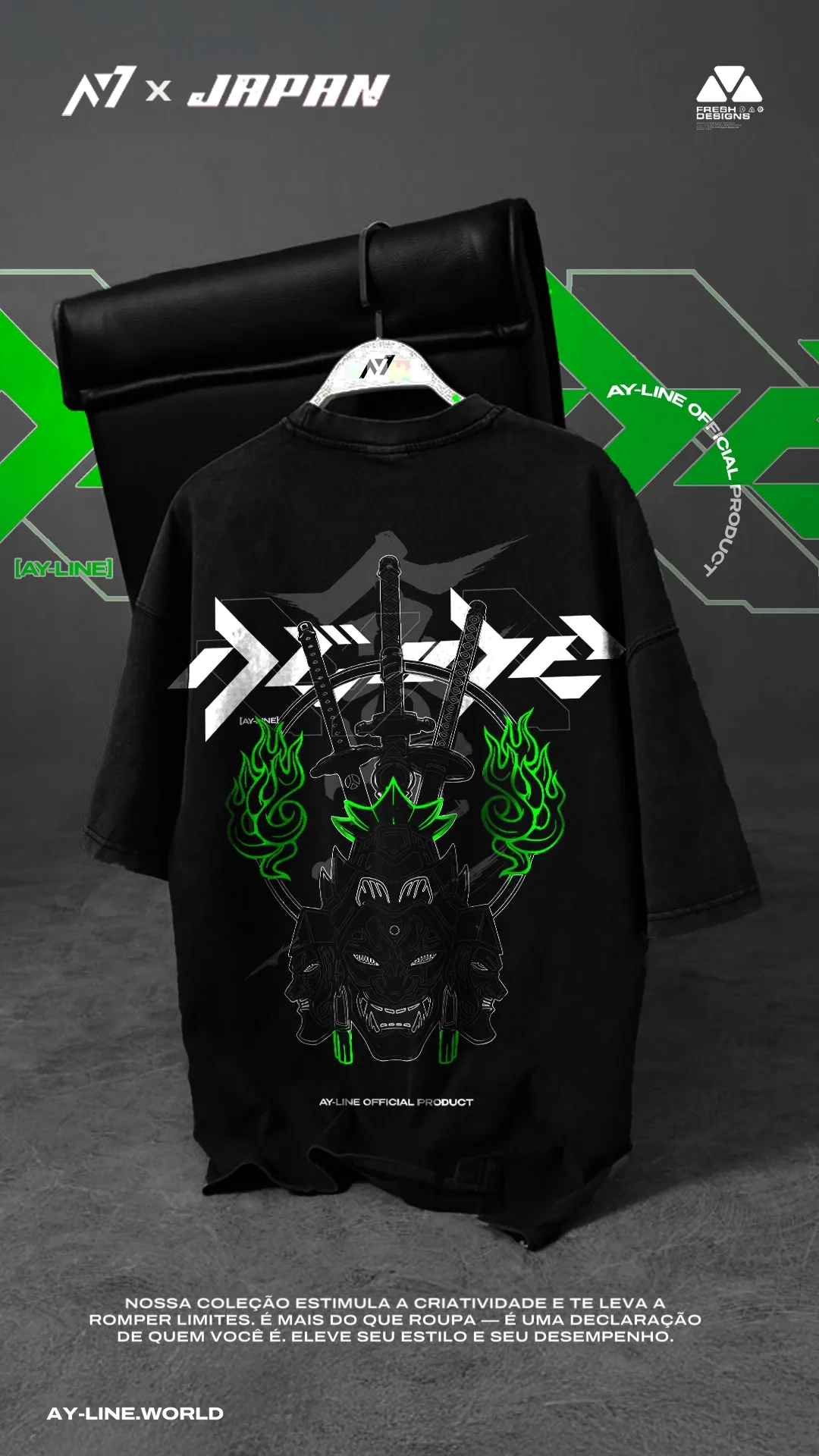 Camiseta Oversized — Fúria Gravada — imagem 2