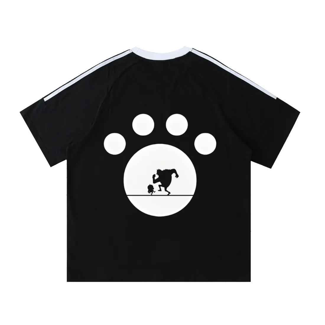 Camiseta Oversized de Gola Redonda — Pata — imagem 4