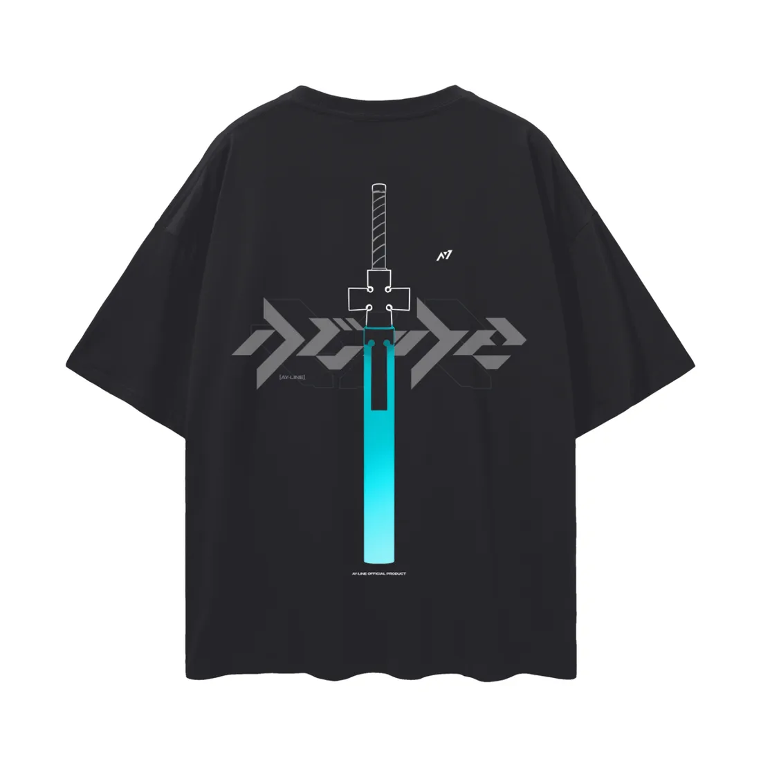 Camiseta Oversized — Lâmina Incandescente