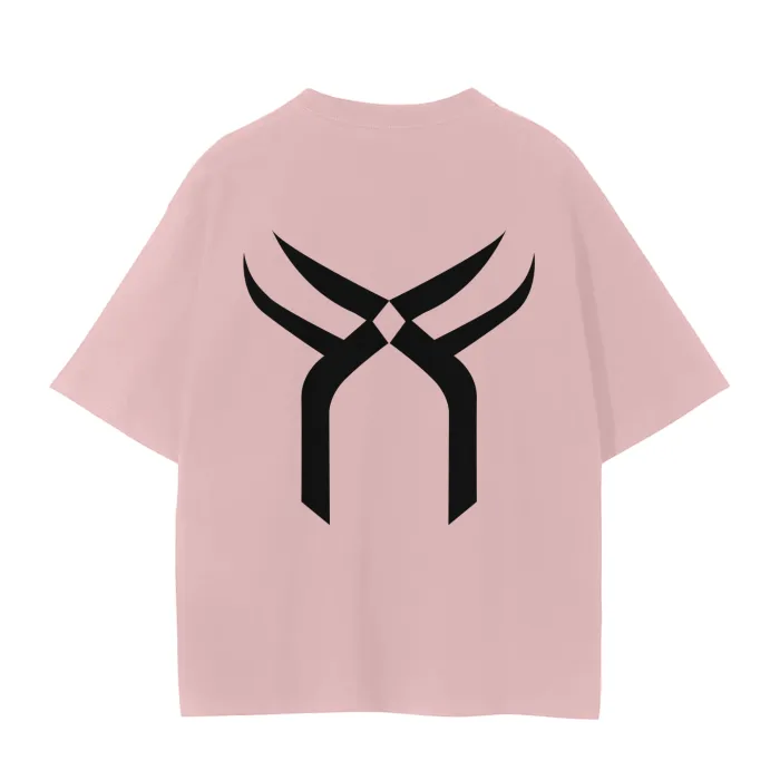 Camiseta Oversized — Sakura · Rosa