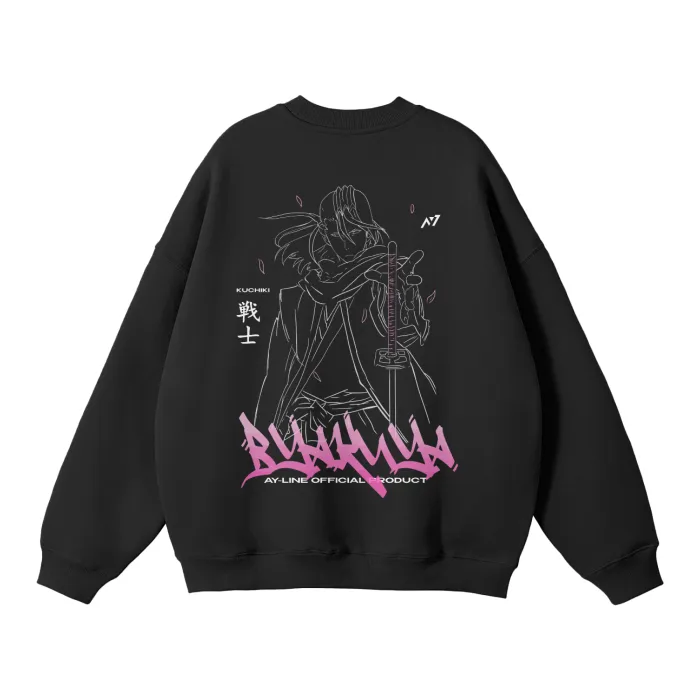 Moletom Oversized sem Capuz — Flor Escarlate 2.0 — imagem 2