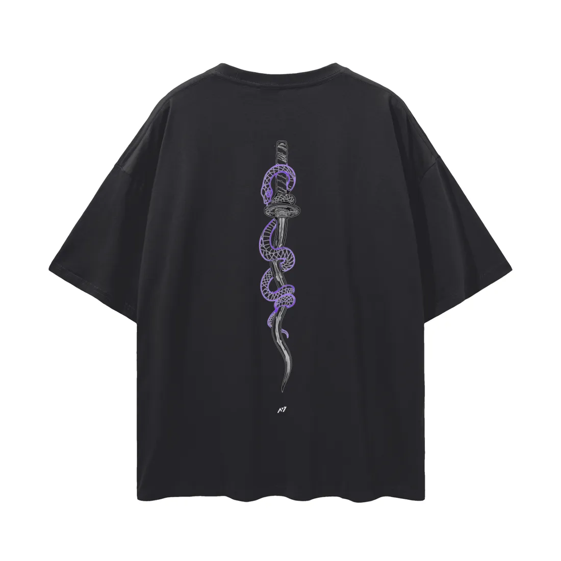 Camiseta Oversized — Espiral da Serpente