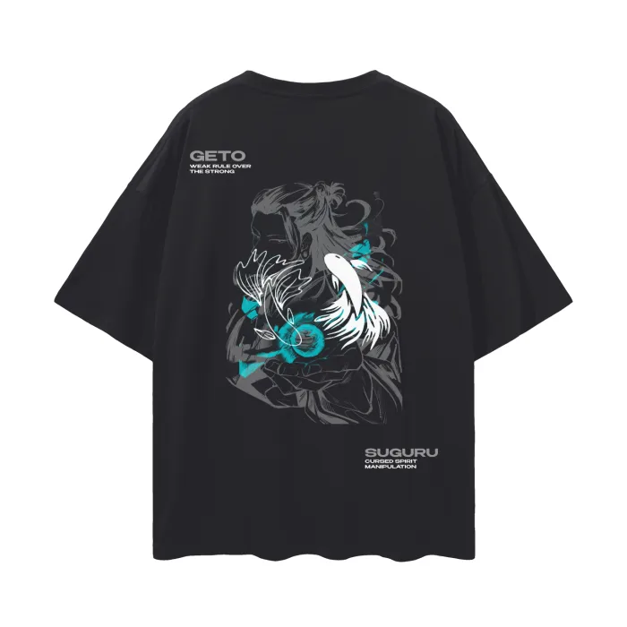Camiseta Oversized — Alma Enegrecida · Preta