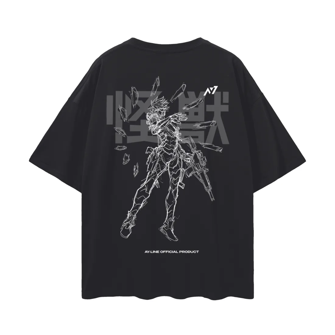 Camiseta Oversized — Evolução Despedaçada