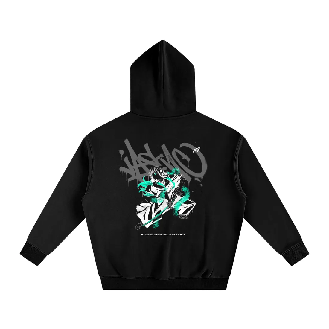 Moletom Oversized com Capuz — Névoa Silenciosa — imagem 2