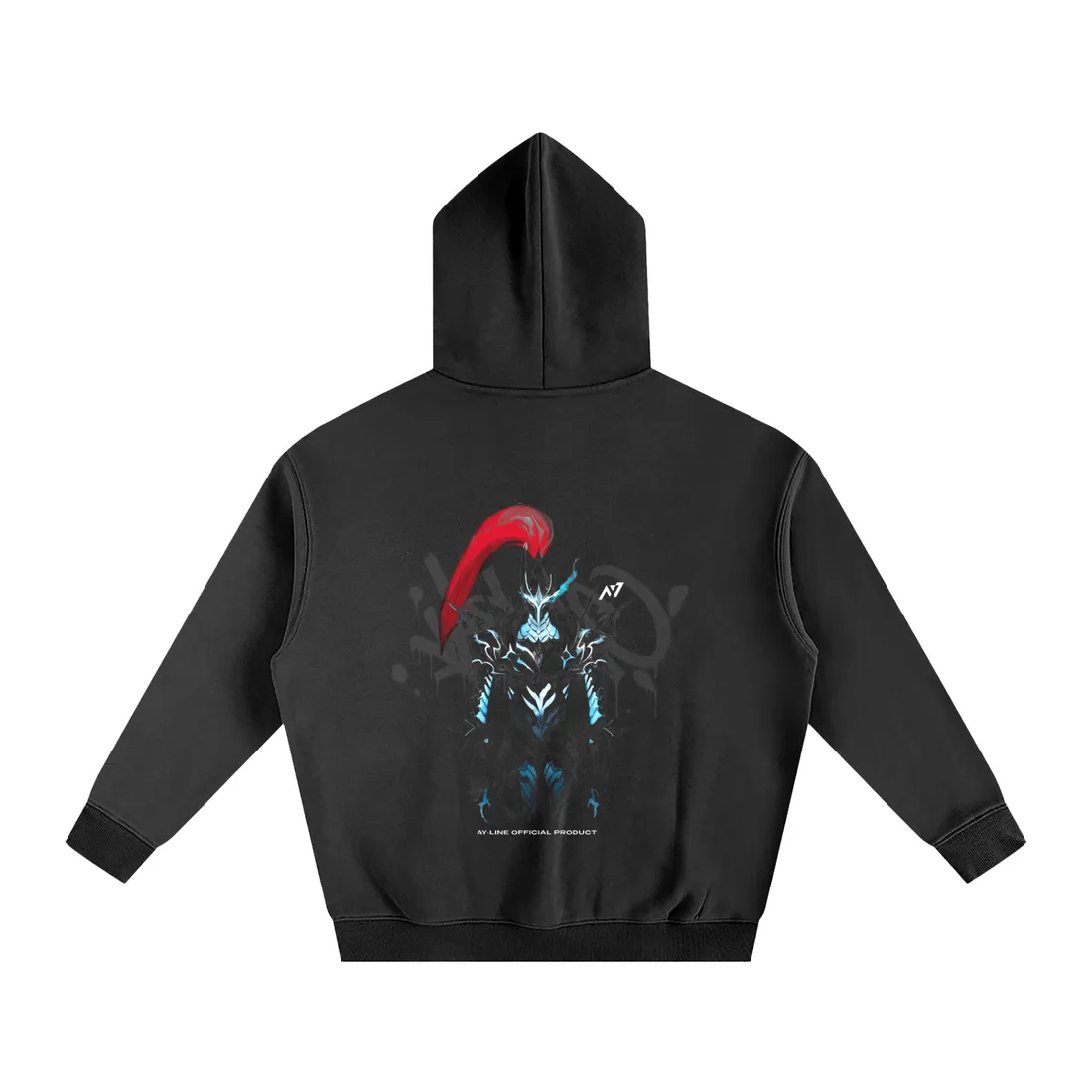 Moletom Oversized com Capuz — Cavaleiro das Sombras