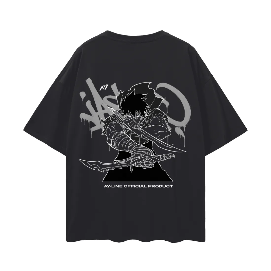 Camiseta Oversized — Caçador de Rank E